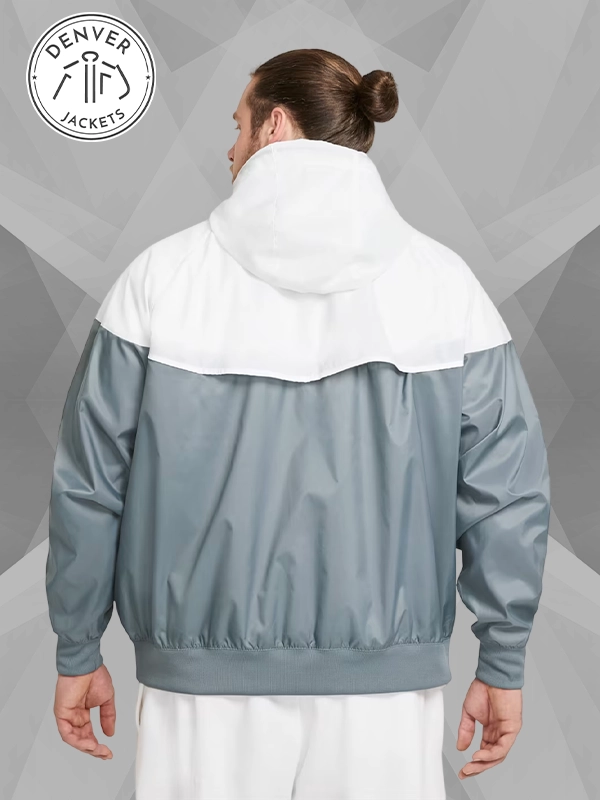 Nike Men's Sportswear Windrunner Hooded Jacket Grey