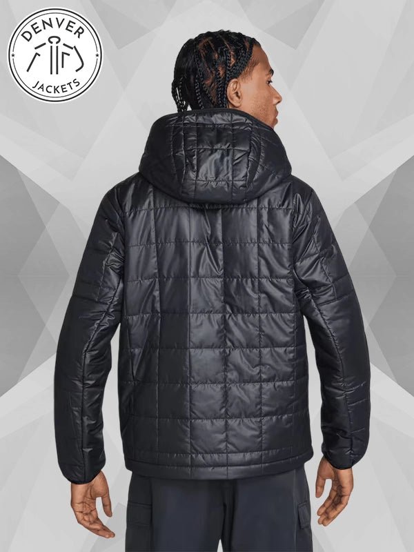 Nike Chelsea F C Fleece Lined Down Jacket Black