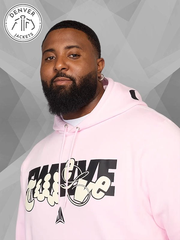 Nike Ja Morant Pink Hoodie
