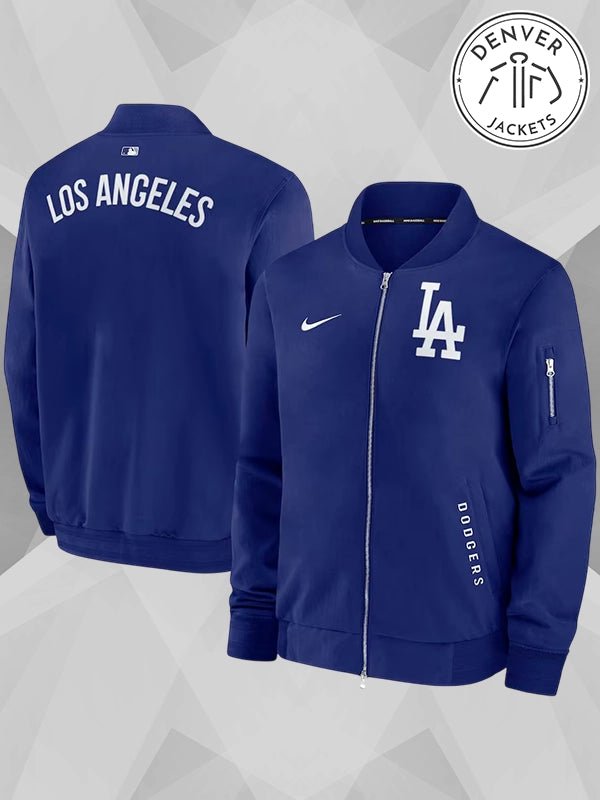 Nike Los Angeles Dodgers Dugout Bomber Jacket