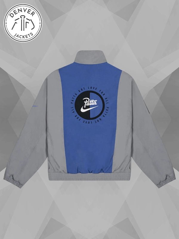 Nike x Patta Track Jacket Grey Blue