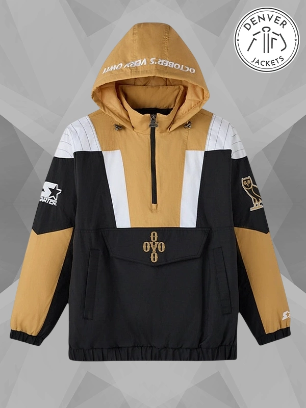 OVO X STARTER Owl’s hooded Jacket