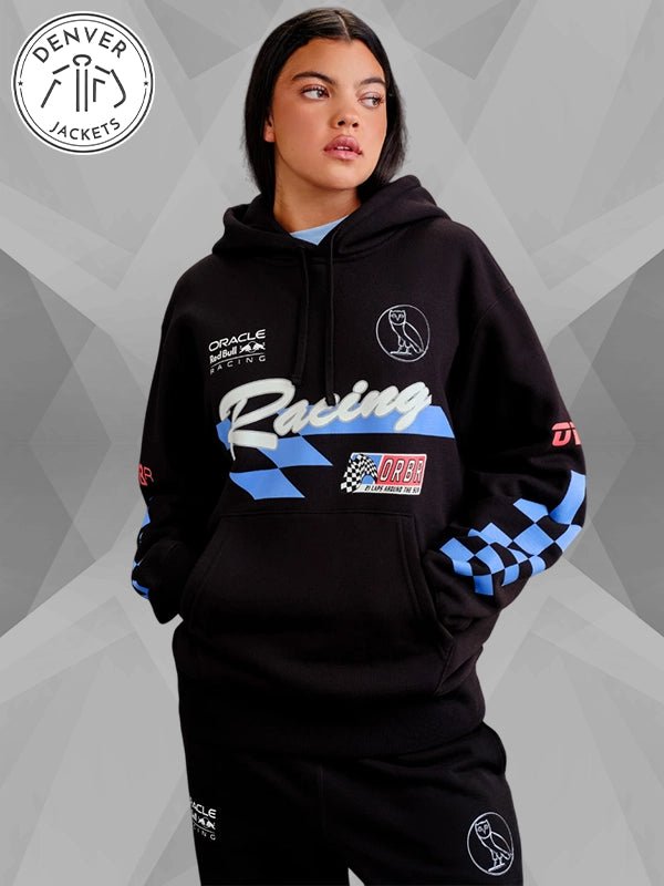 October s Very Own x Red Bull Racing Finish Line Black Hoodie