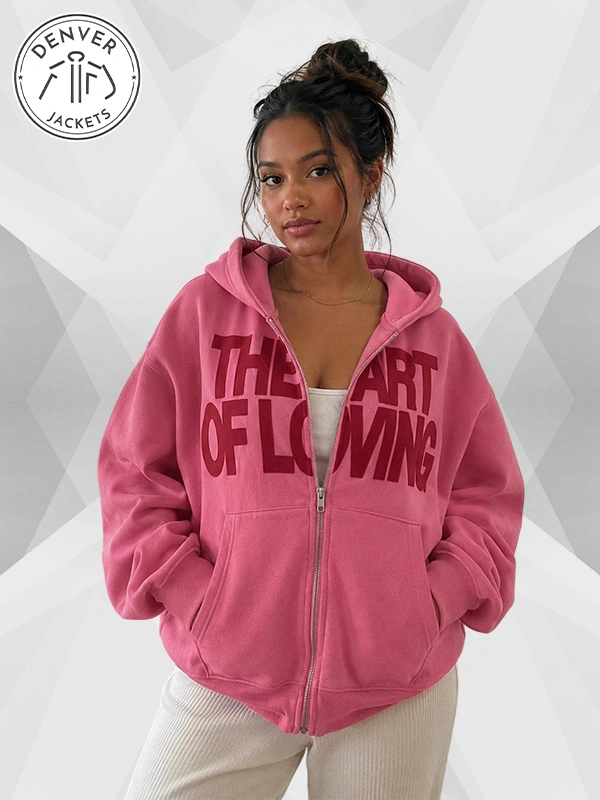 Olivia Dean The Art Of Loving Pink Hoodie