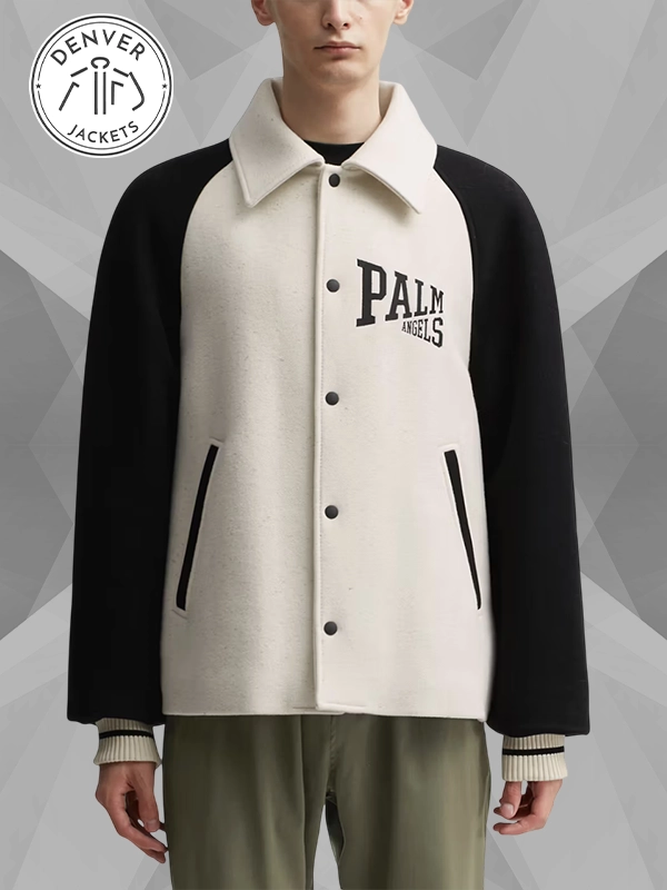 Palm angels university jacket mens