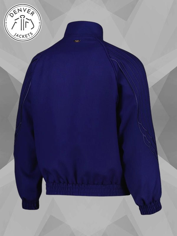 Paris Saint Germain F C x Jordan Wings Blue Track Jacket