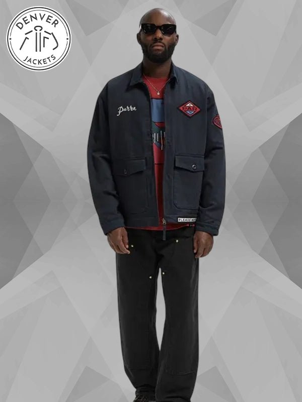 Parra PAR Pumping Gas Jacket Blue