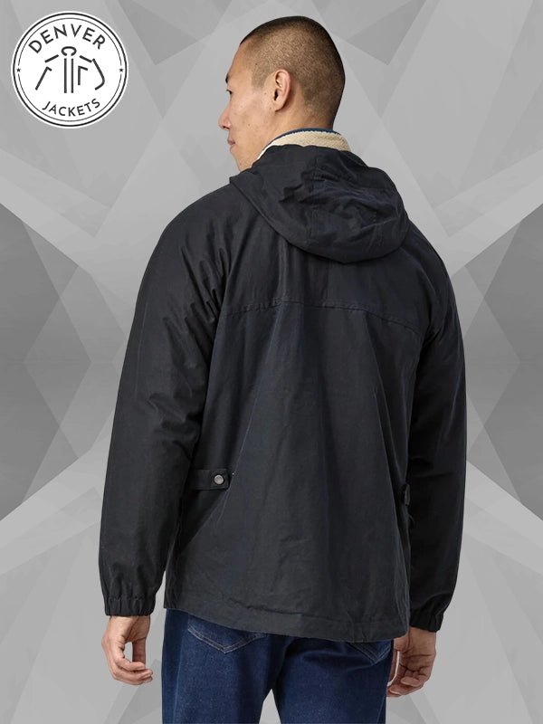 Patagonia Waxed Cotton Jacket In Blue