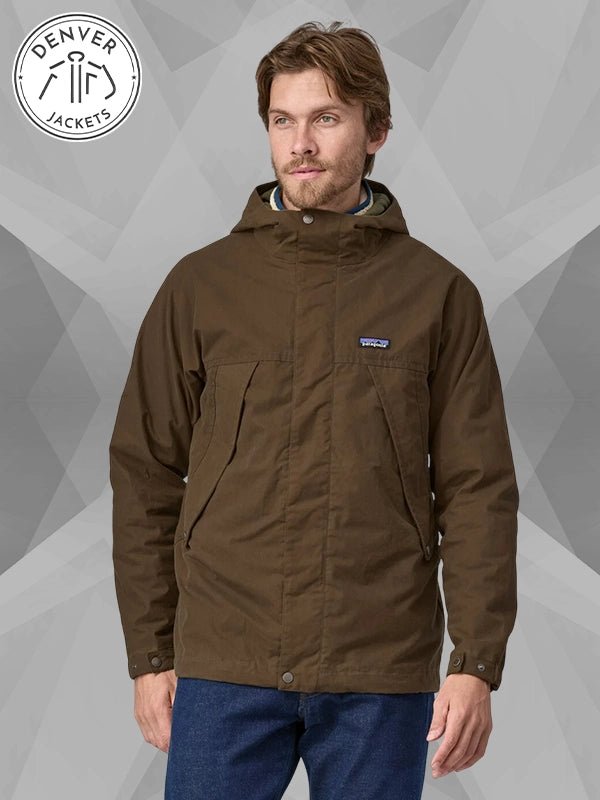 Patagonia Waxed Cotton Jacket In Brown