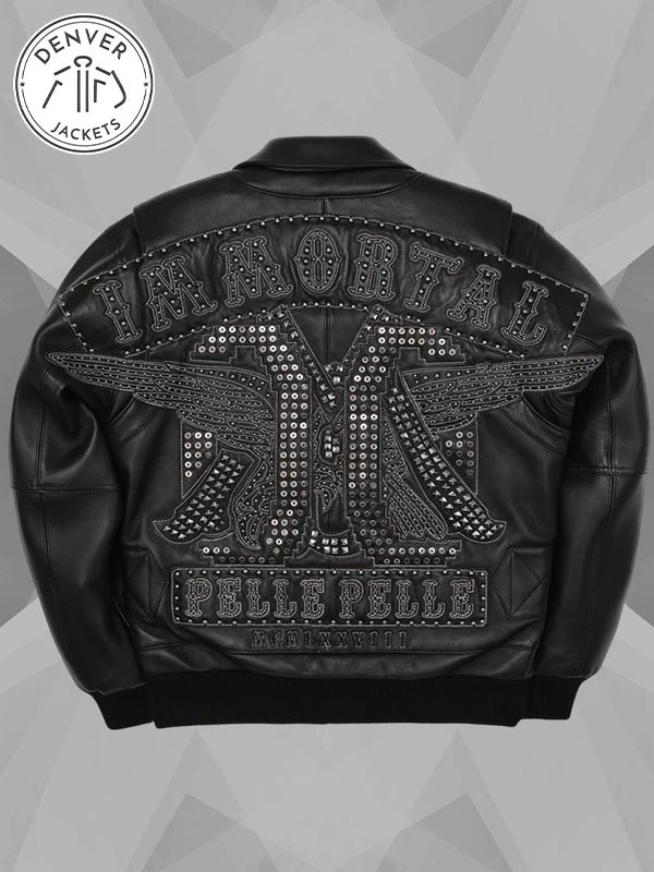 Pelle Pelle x Opium Immortal Rodeo Leather Jacket Black