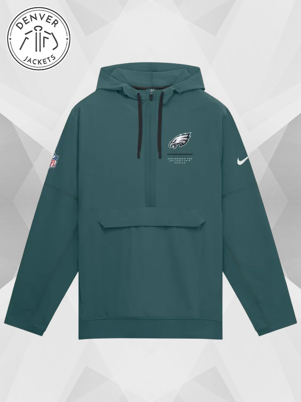 Philadelphia Eagles Sideline Anorak Half-Zip Jacket
