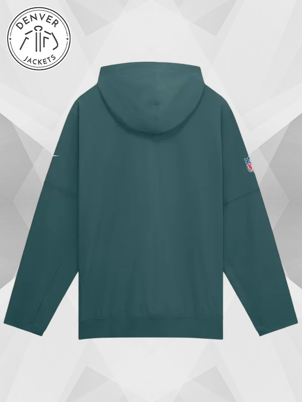 Philadelphia Eagles Sideline Anorak Half-Zip Jacket Green