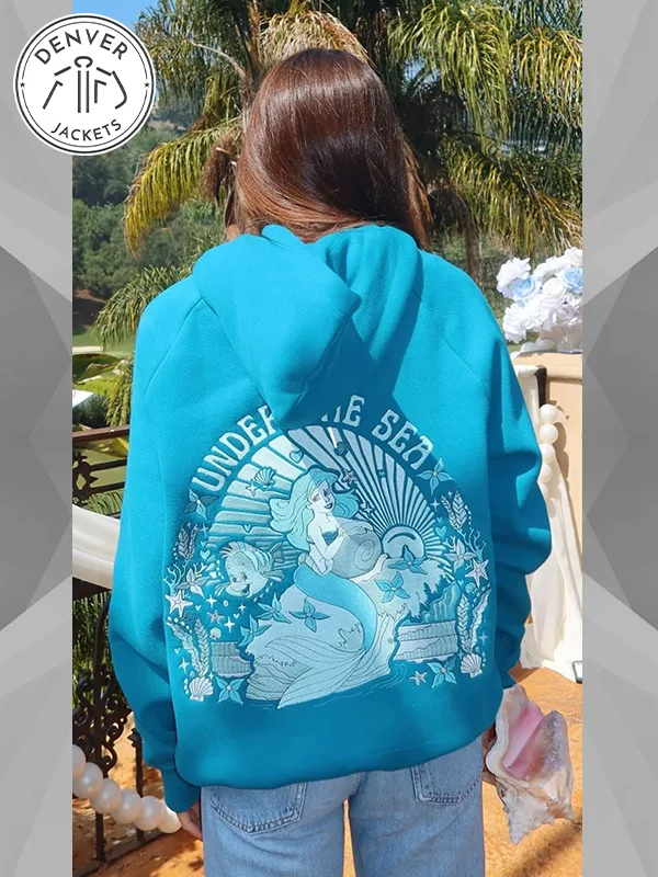 Pink Palm Puff PPP Under The Sea Hoodie