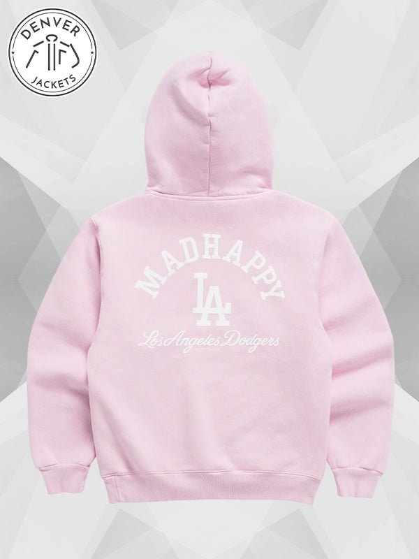 Pink Los Angeles Dodgers Hoodie Madhappy