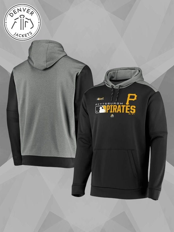 Pittsburgh Pirates Majestic Black Hoodie