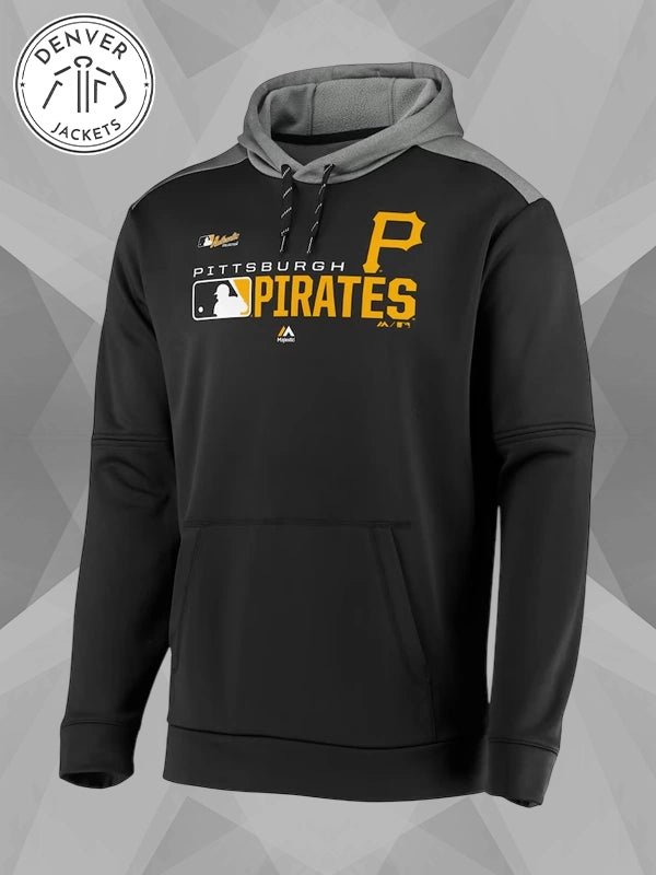 Pittsburgh Pirates Majestic Hoodie Black