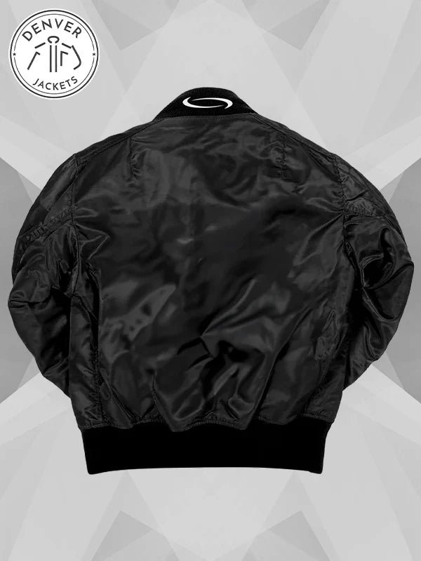 Playboi Carti IAM Swoosh Logo Black Bomber Jacket