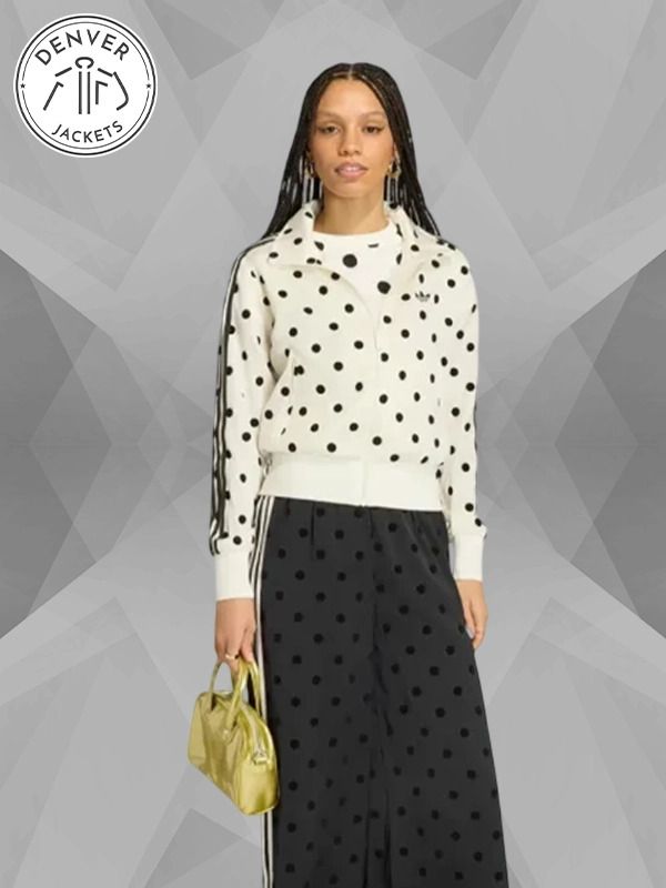 Polka White Dots Adidas Jacket
