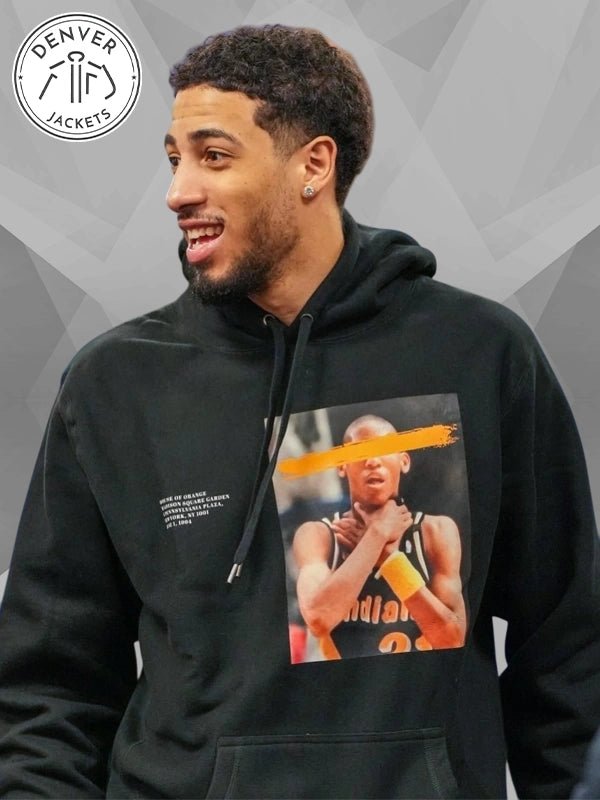 Reggie Miller Choke Hoodie Black