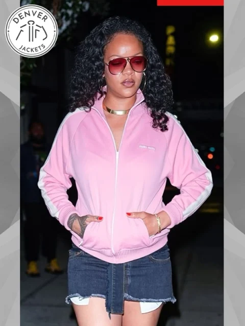 Rihanna Y2k Fashion Pink Jacket