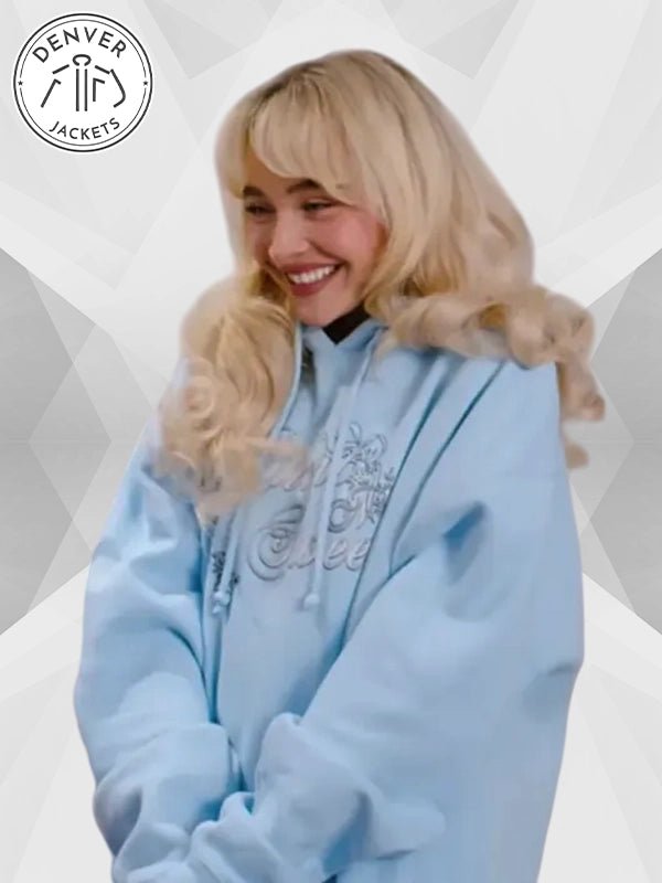 Sabrina Carpenter Short n Sweet Hoodie Sky Blue