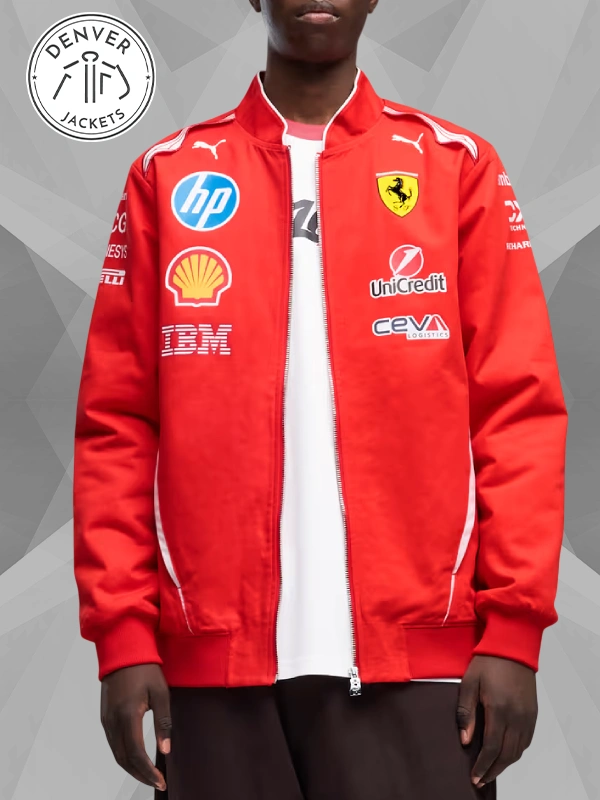 Scuderia Ferrari HP 2026 Bomber Jacket Red