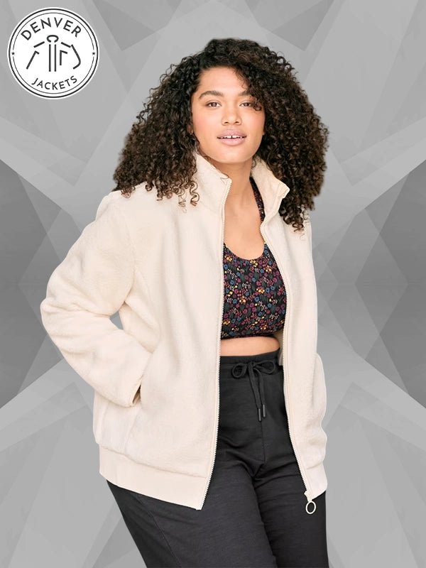 Seasalt Jory White Zip Up Jacket
