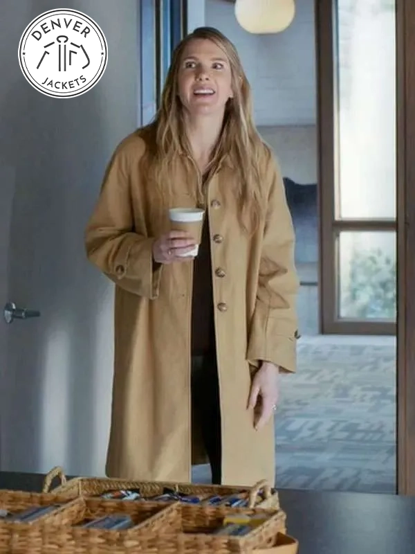 Shrinking 2026 Lily Rabe Brown Coat