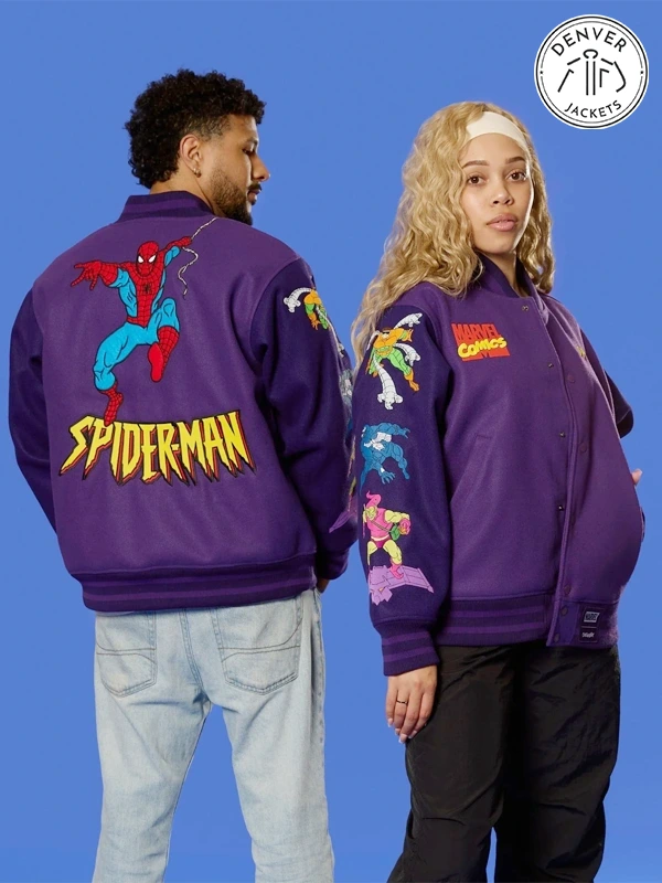 Spider Man 90’s Varsity Jacket