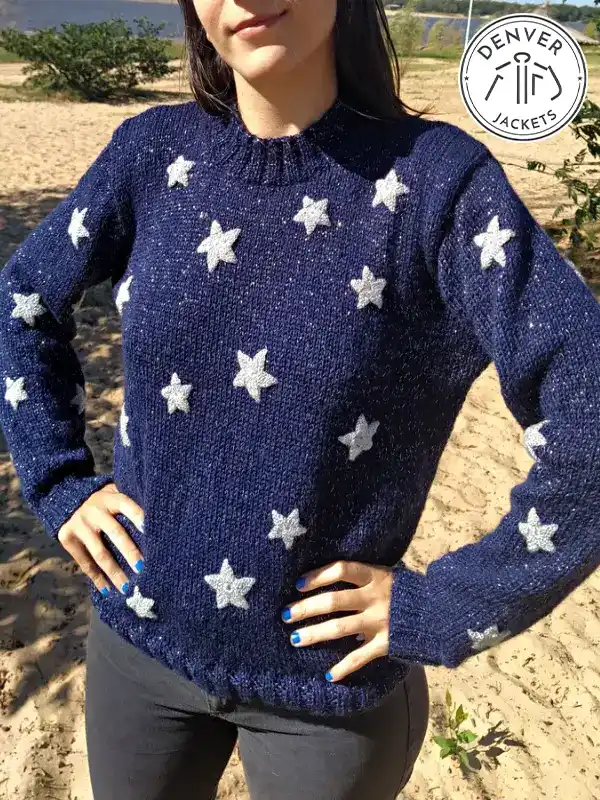 Star Sweater Blue Coraline