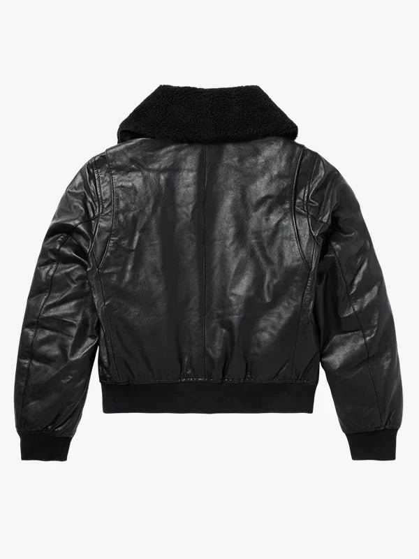 Stetson Shearling Leather Bomber Jacket