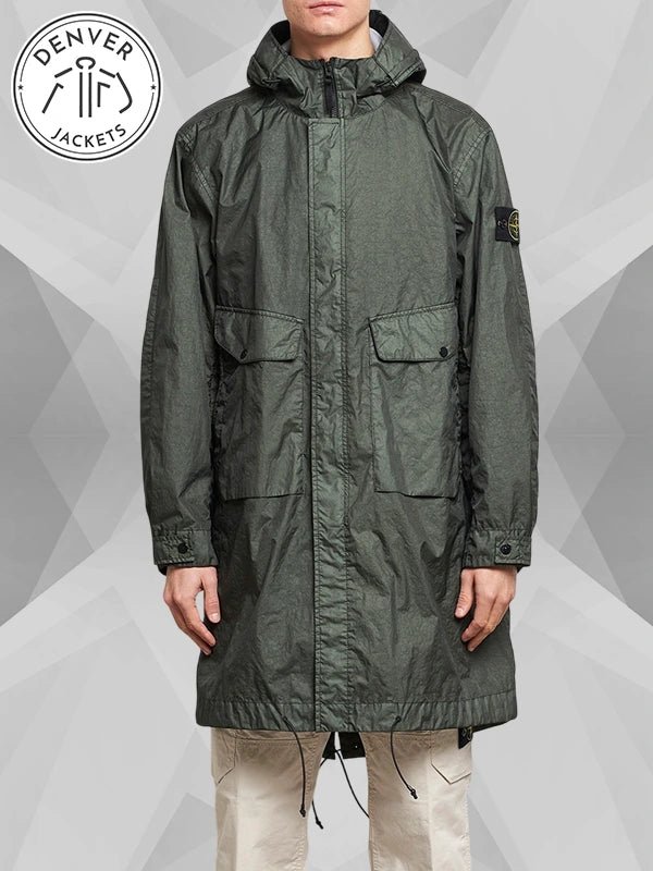 Stone Island Membrana 3L TC Fishtail Parka Coat