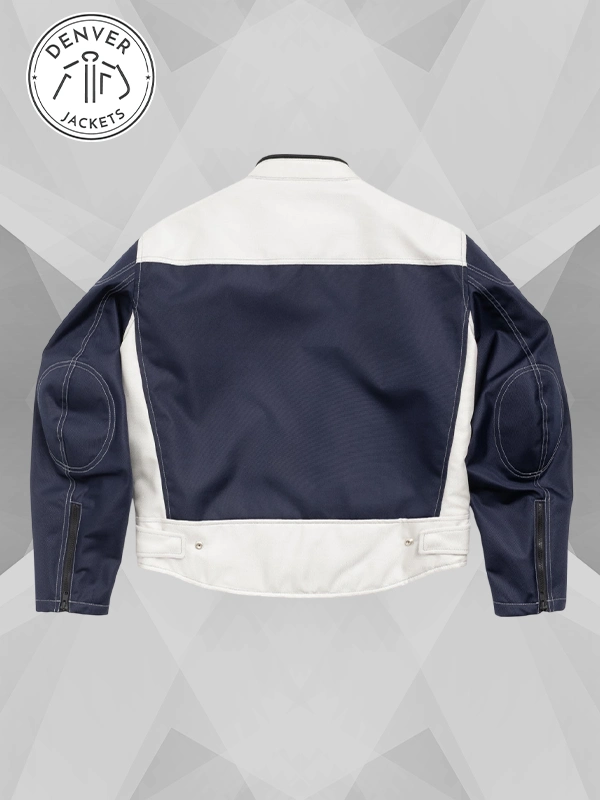 Stussy Navy Moto Jacket