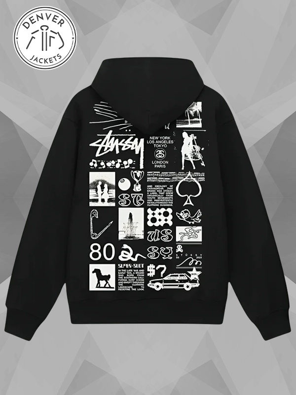 Stussy Sara Zip Hoodie Black