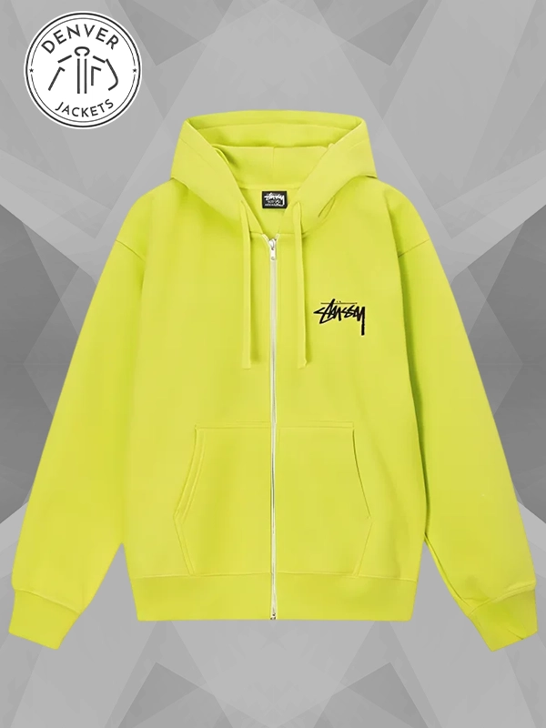 Stussy Sara Zip Hoodie Yellow