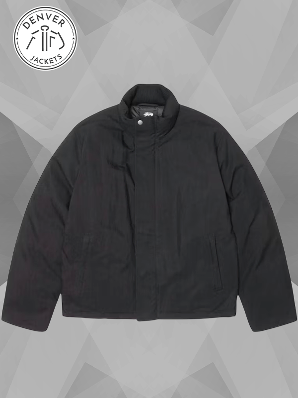 Stussy Short Down Jacket Black