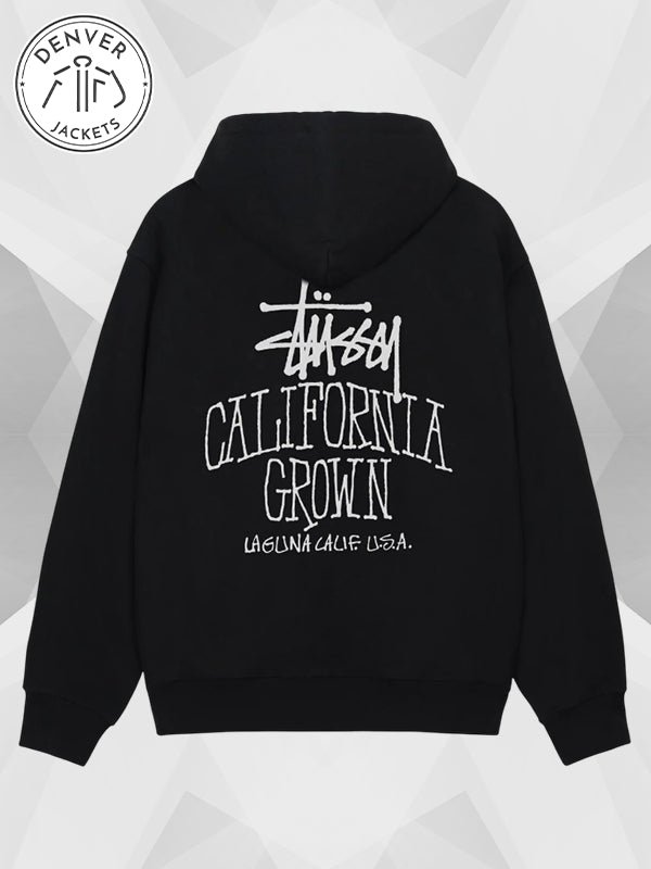 Stussy California Grown Hoodie Black