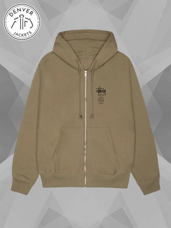 Stussy Swim Out Zip Hoodie Green