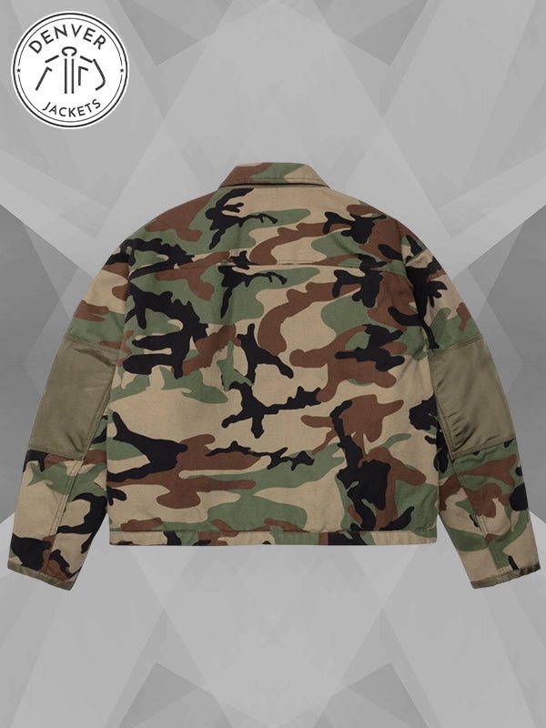 Stussy Utility Work Jacket Woodland Camo