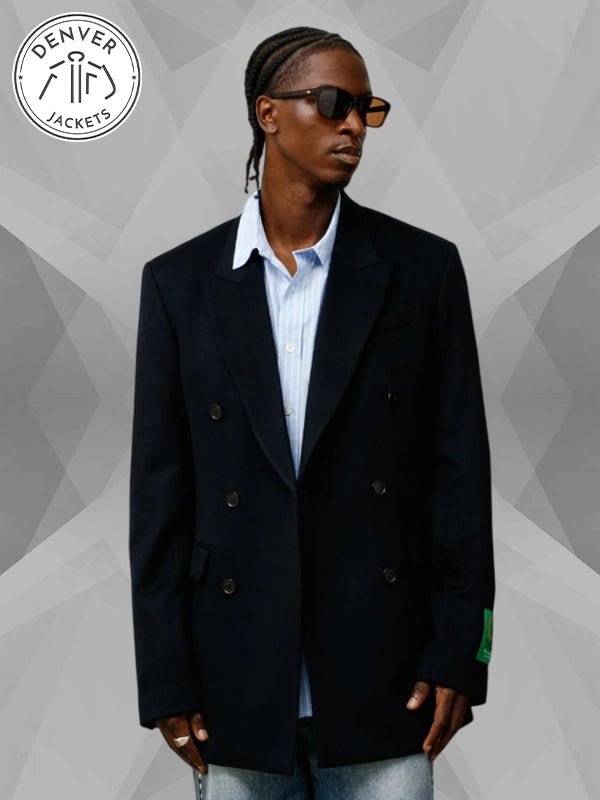 Stussy Wales Bonner Blazer Navy Blue
