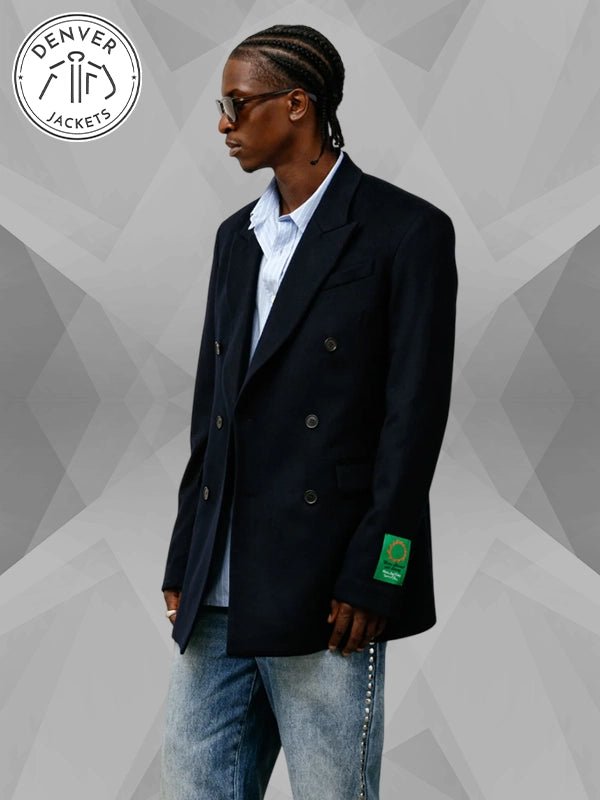 Stussy Wales Bonner Navy Blue Blazer