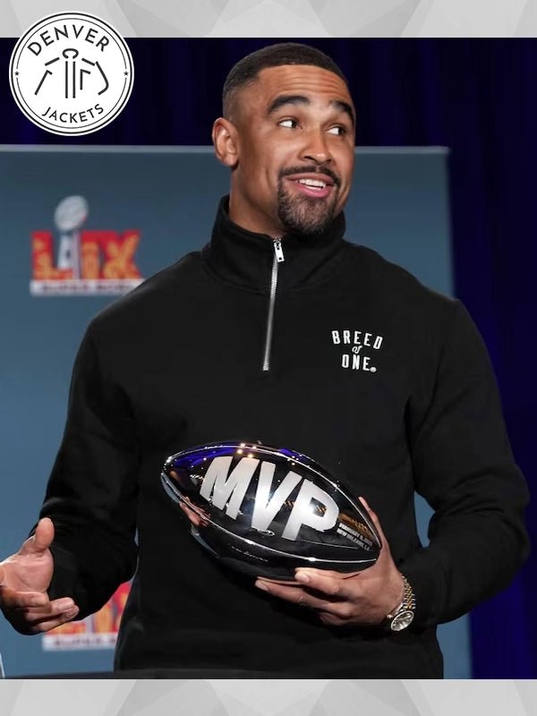 Super Bowl LIX Jalen Hurts Breed Of One Black Jacket