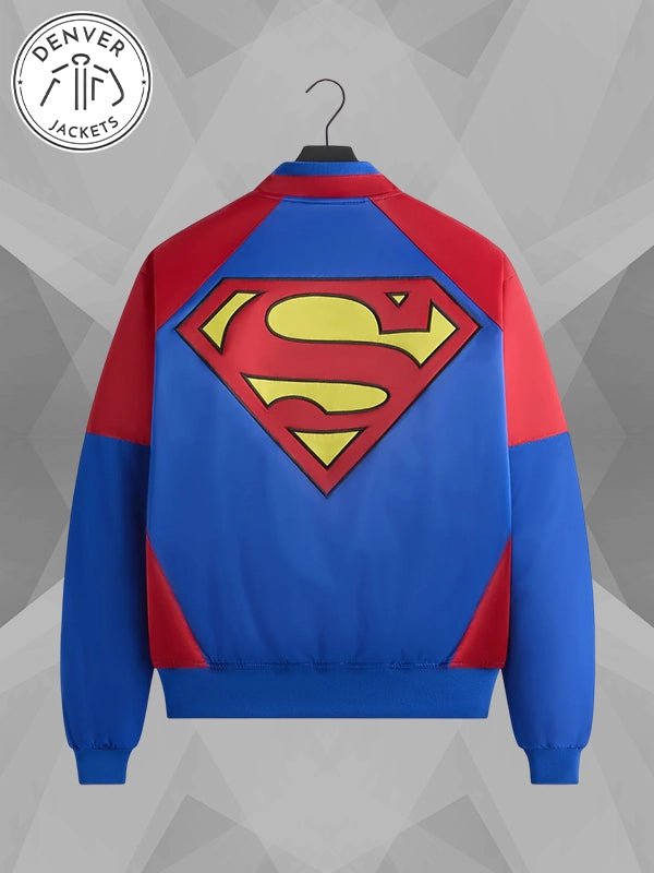 Superman x Kith Bomber Jacket Blue and Red