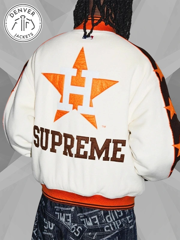 Supreme SS26 Astro Houston Varsity Jacket