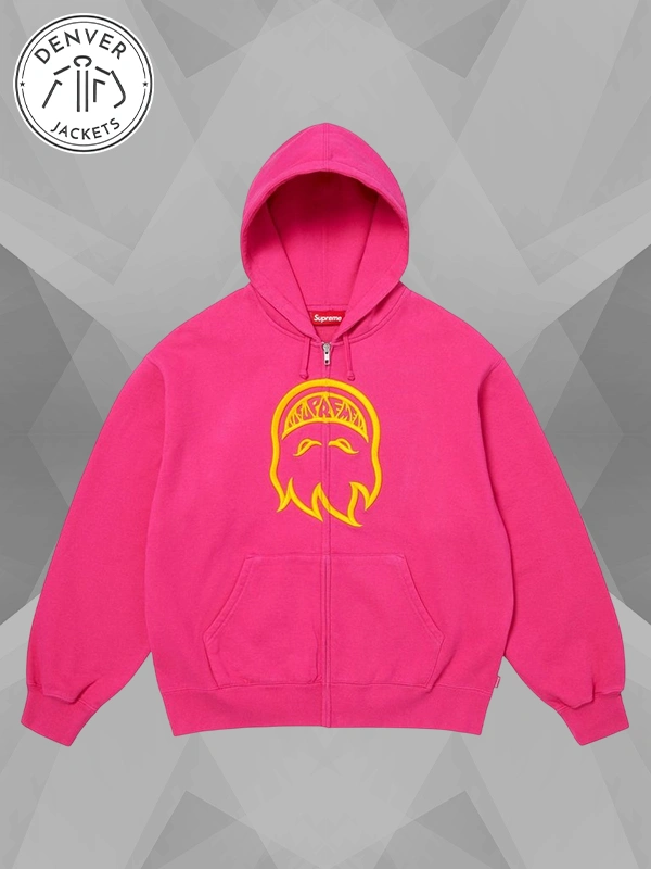 Supreme Spitfire Pink Hoodie