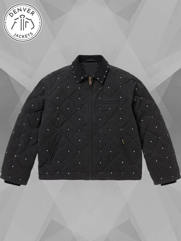 Supreme B B Simon Quilted Work Jacket Black