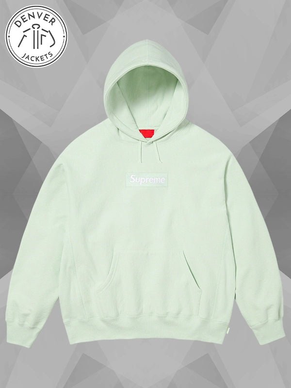 Supreme Box Logo Green Hoodie