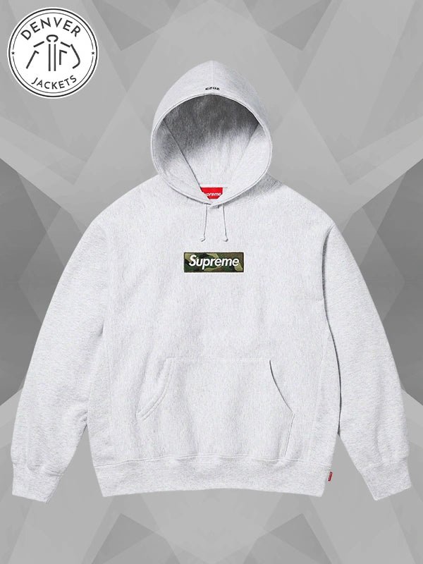 Supreme Box Logo Hoodie Grey