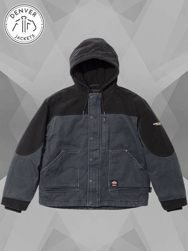 Supreme Dickies Cordura Hooded Work Jacket Black