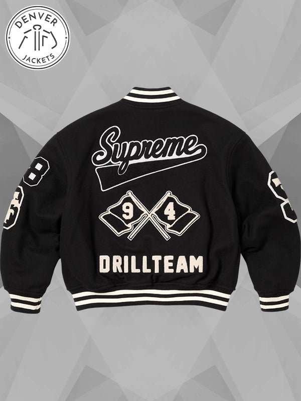Supreme Drill Team Varsity Jacket Black